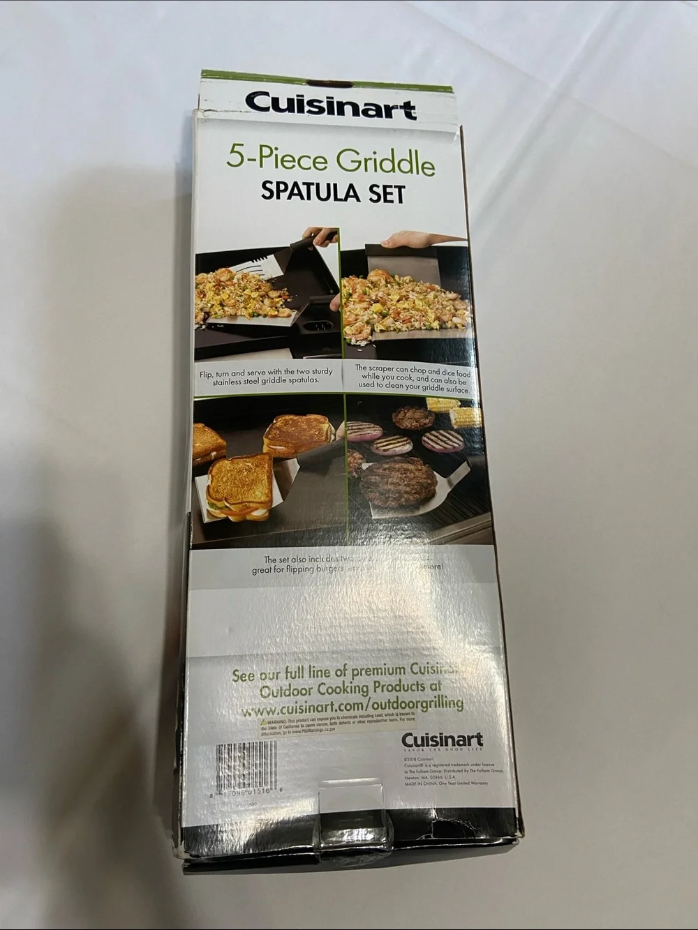 Cuisinart New in Box 5 Piece Griddle Spatula Set